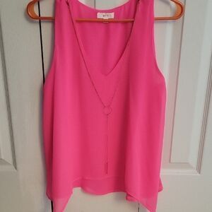 Pink Sleeveless Top